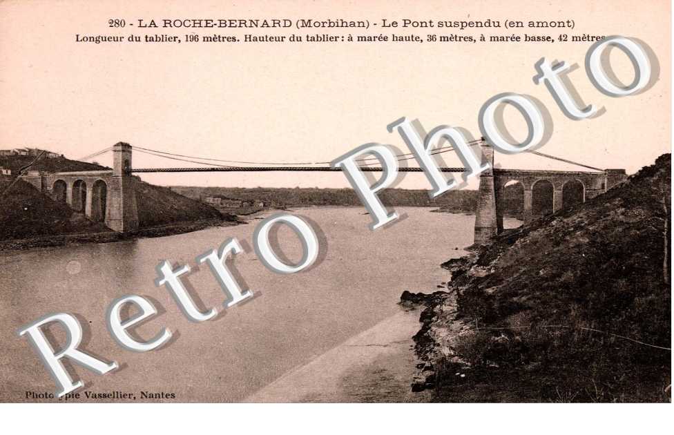 Cadeau Photo Original Le Pont Suspendu Roche Bernard La