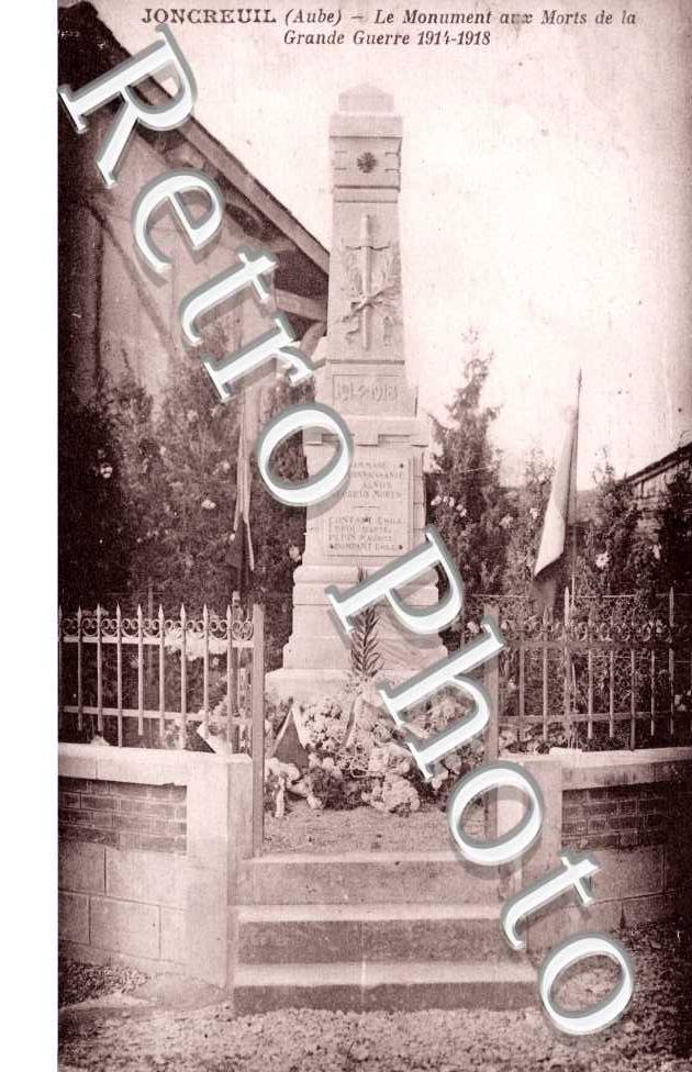 Cadeau Photo Original Personnalis Le Monument Aux Morts Joncreuil