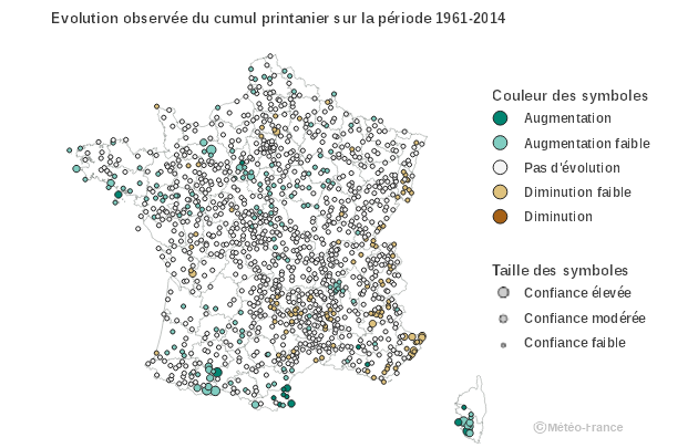 Graphique Précipitations Printemps