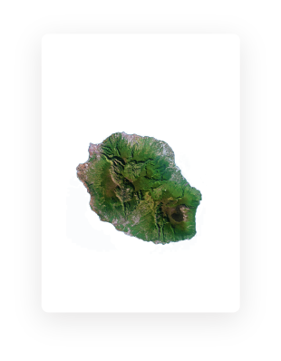 Carte de La Réunion