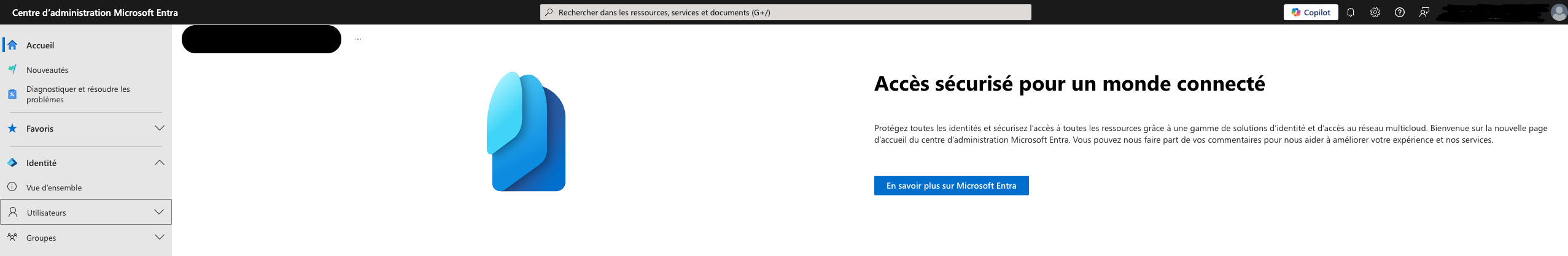 Microsoft Entra ID home page
