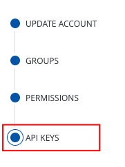 API Keys tab selected