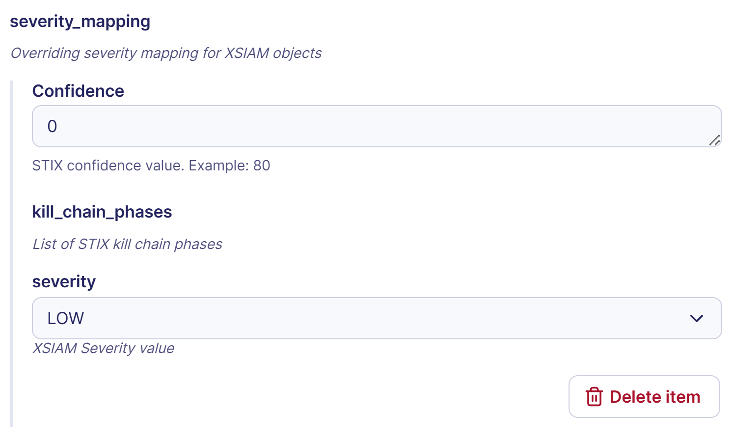 xsiam_override_severity