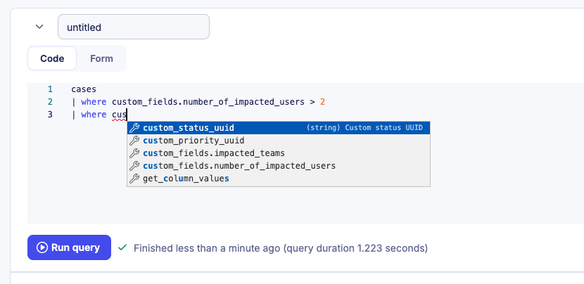 Custom Fields Autocomplete