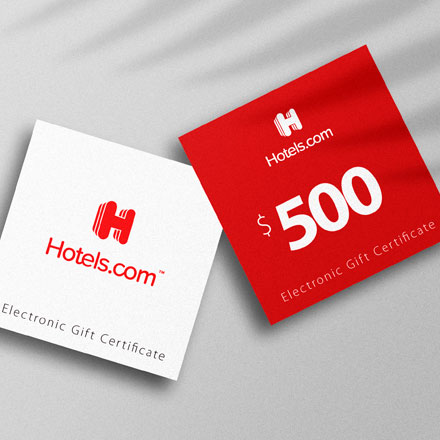 500 USD Gift Card Hotels.com image