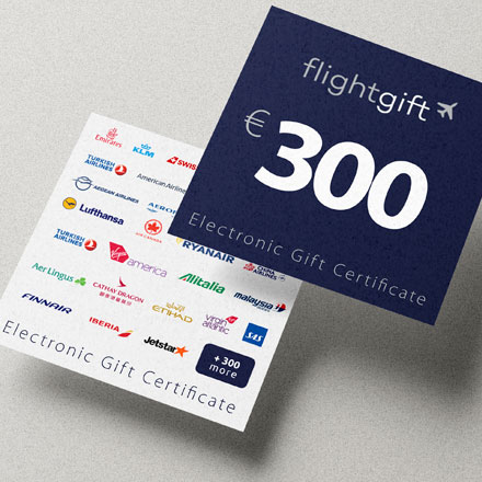 300 EUR подарочная карта FlightGift.com image