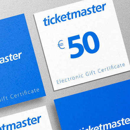 50 EUR подарочная карта Ticketmaster.es image