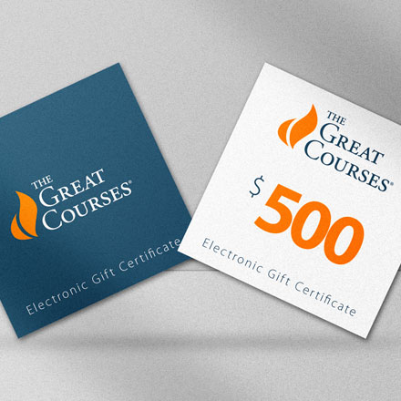 500 USD thegreatcourses.com Gift Card image