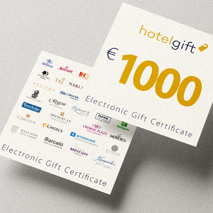 1000 EUR подарочная карта HotelGift.com image