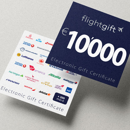 10000 EUR Gift Card FlightGift.com image