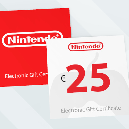25 EUR nintendo.com Gift Card image
