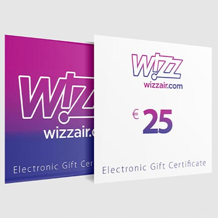 25 EUR wizzair.com gift card image