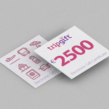 2500 EUR подарочная карта tripgift.com image