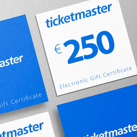 250 EUR подарочная карта Ticketmaster.es image
