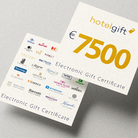 7500 EUR Gift Card HotelGift.com image