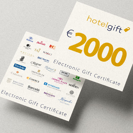 2000 EUR подарочная карта HotelGift.com image