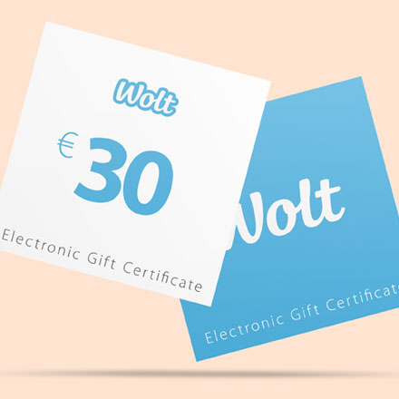 30 EUR подарочная карта wolt.com image