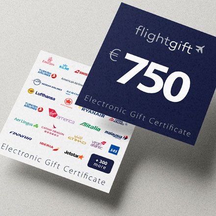 750 EUR подарочная карта FlightGift.com image