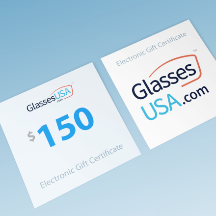 150 USD glassesusa.com Gift Card image