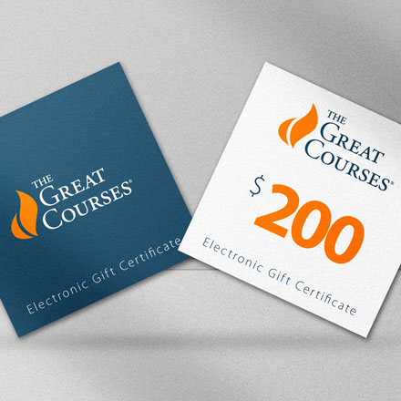 200 USD thegreatcourses.com Gift Card image