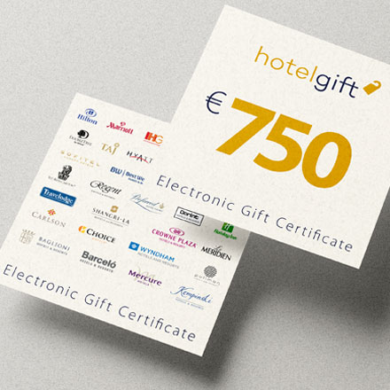 750 EUR Gift Card HotelGift.com image