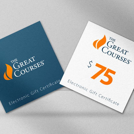 75 USD thegreatcourses.com Gift Card image