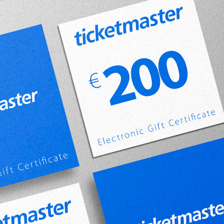200 EUR Ticketmaster.es dāvanu karte image