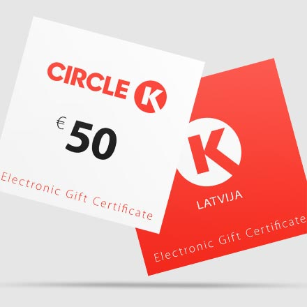Circle K Latvija 50 EUR Dāvanu karte image