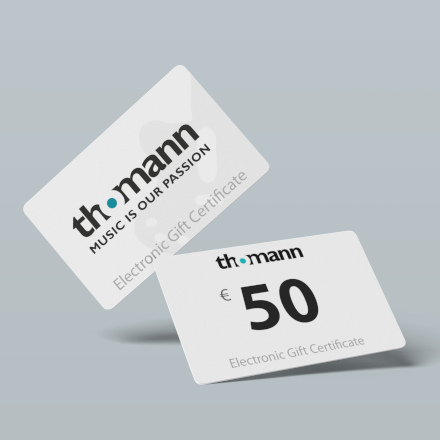 50 EUR thomann.de Dāvanu Karte image