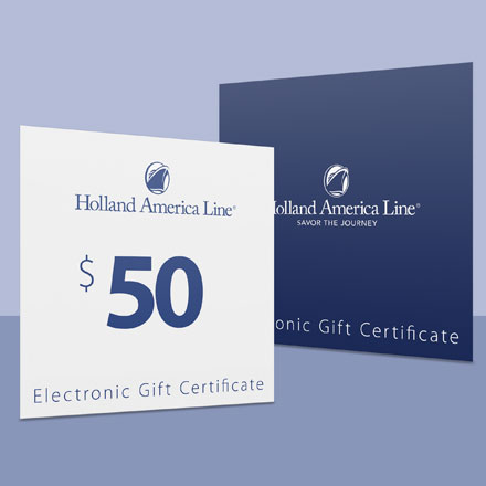 50 USD подарочная карта Holland America Line image