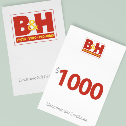 1000 USD bhphotovideo.com Dāvanu Karte image