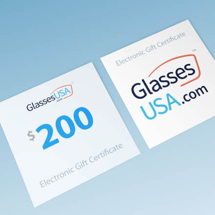 200 USD glassesusa.com Gift Card image