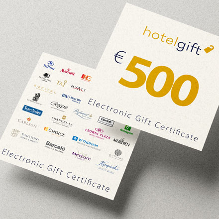 500 EUR HotelGift.com dāvanu karte image