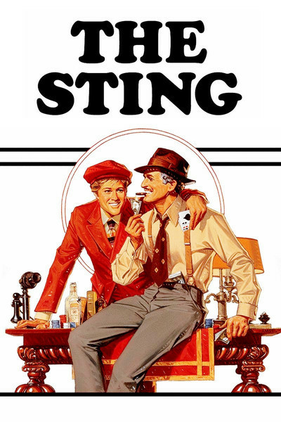 Painted movie poster from the the movie "The Sting". Paul Newman & Robert Redford at a table.

We should really bring back art movie posters. They looked great.

