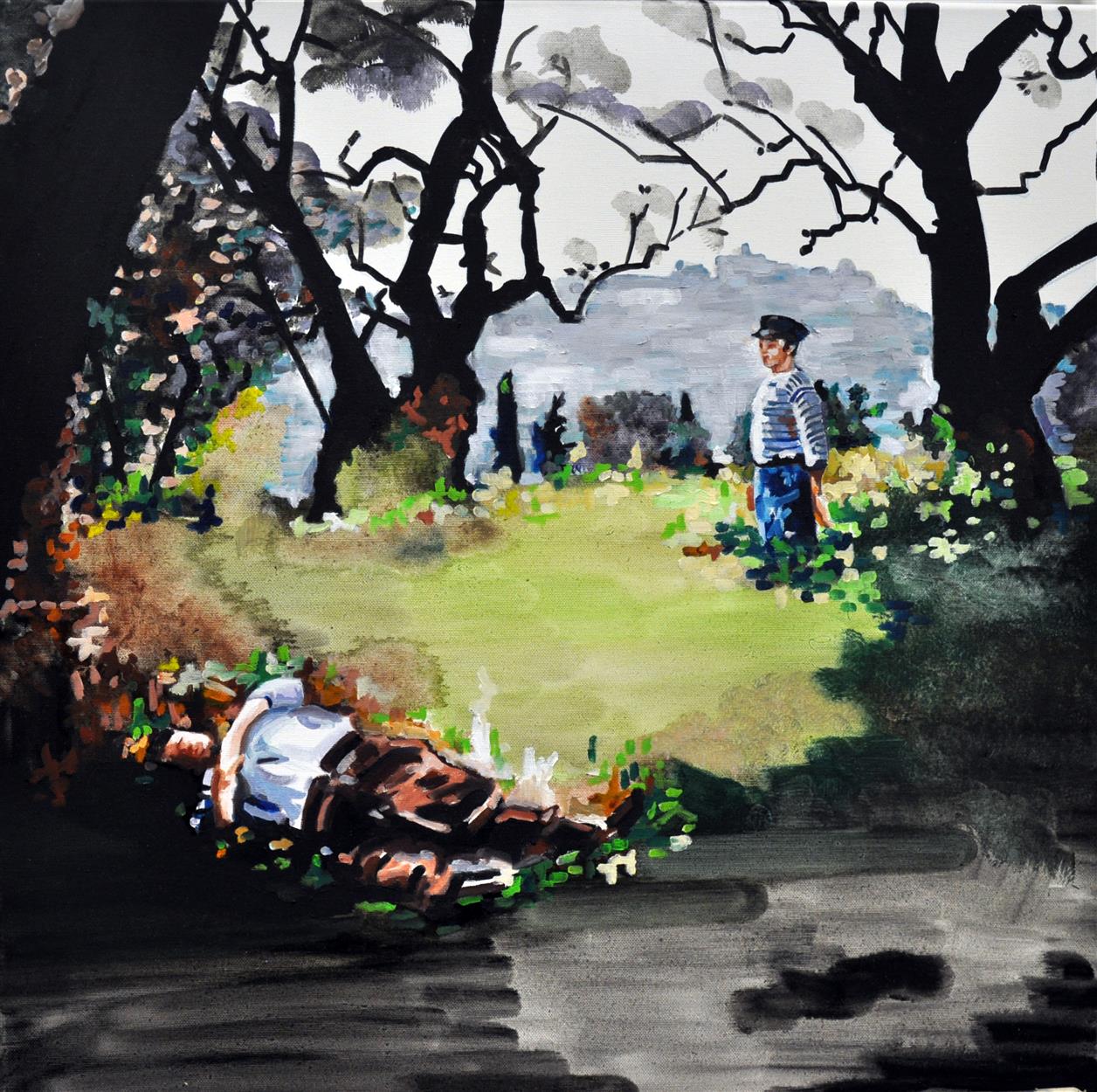 Le Déjeuner Sur L Herbe Renoir Peinture Jean Renoir - Déjeuner sur l'Herbe by Aurélie Bauer, 2013 | Painting