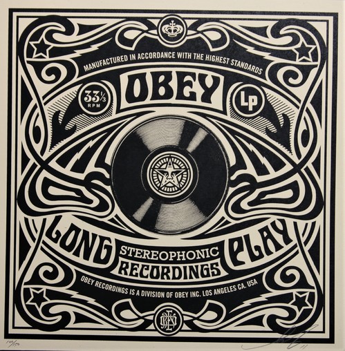 Nouveau Dance Floor Riot By Shepard Fairey Obey 2011 Print