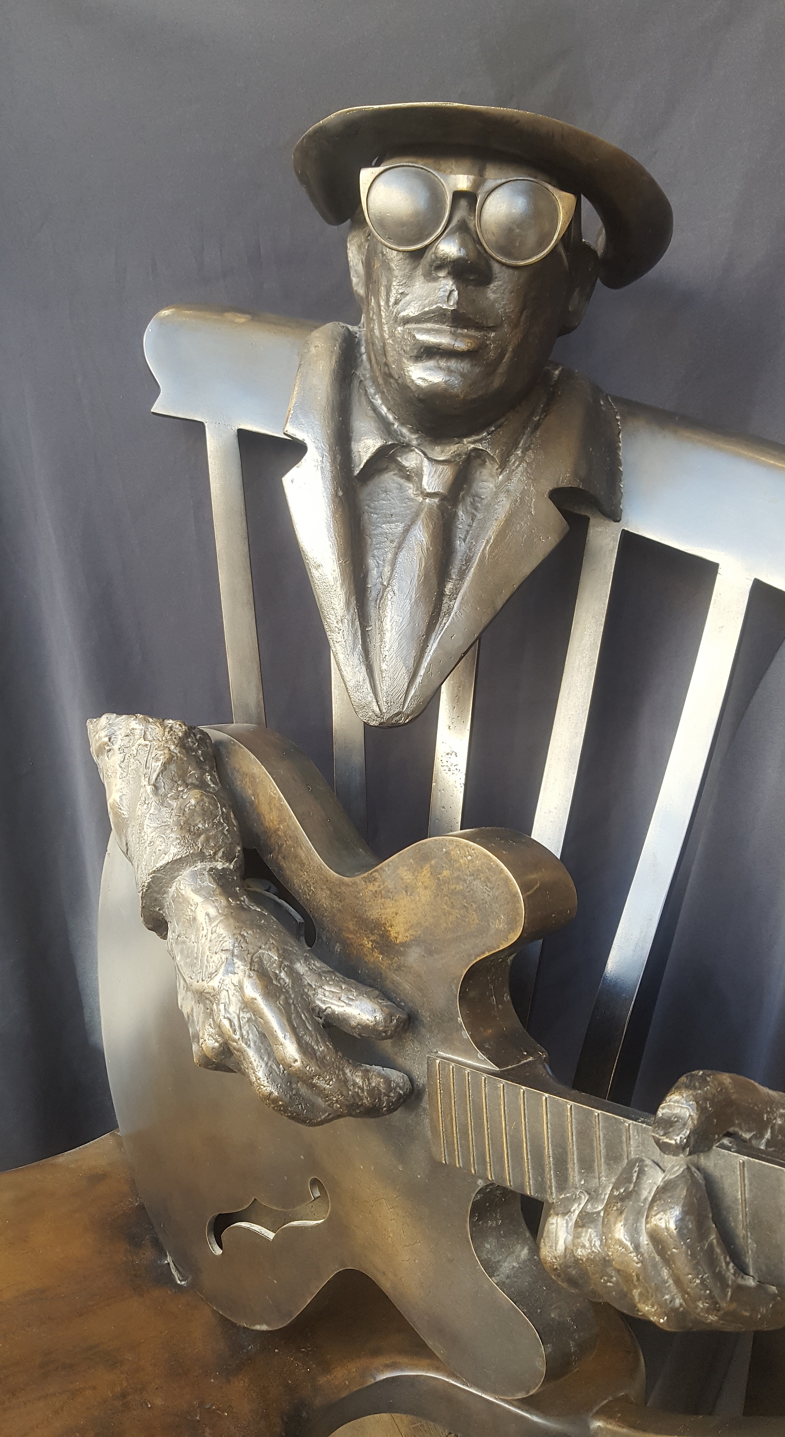 Rocking Chair Blues par Guy Portelli, 1998 Sculpture Artsper (295069)