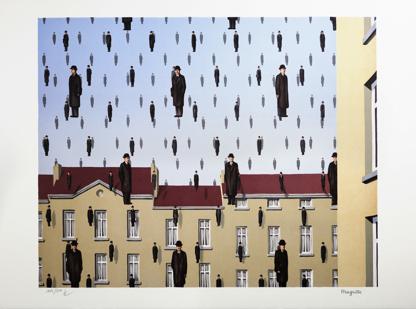 Golconde (Golconda) par René Magritte, 2004 Edition