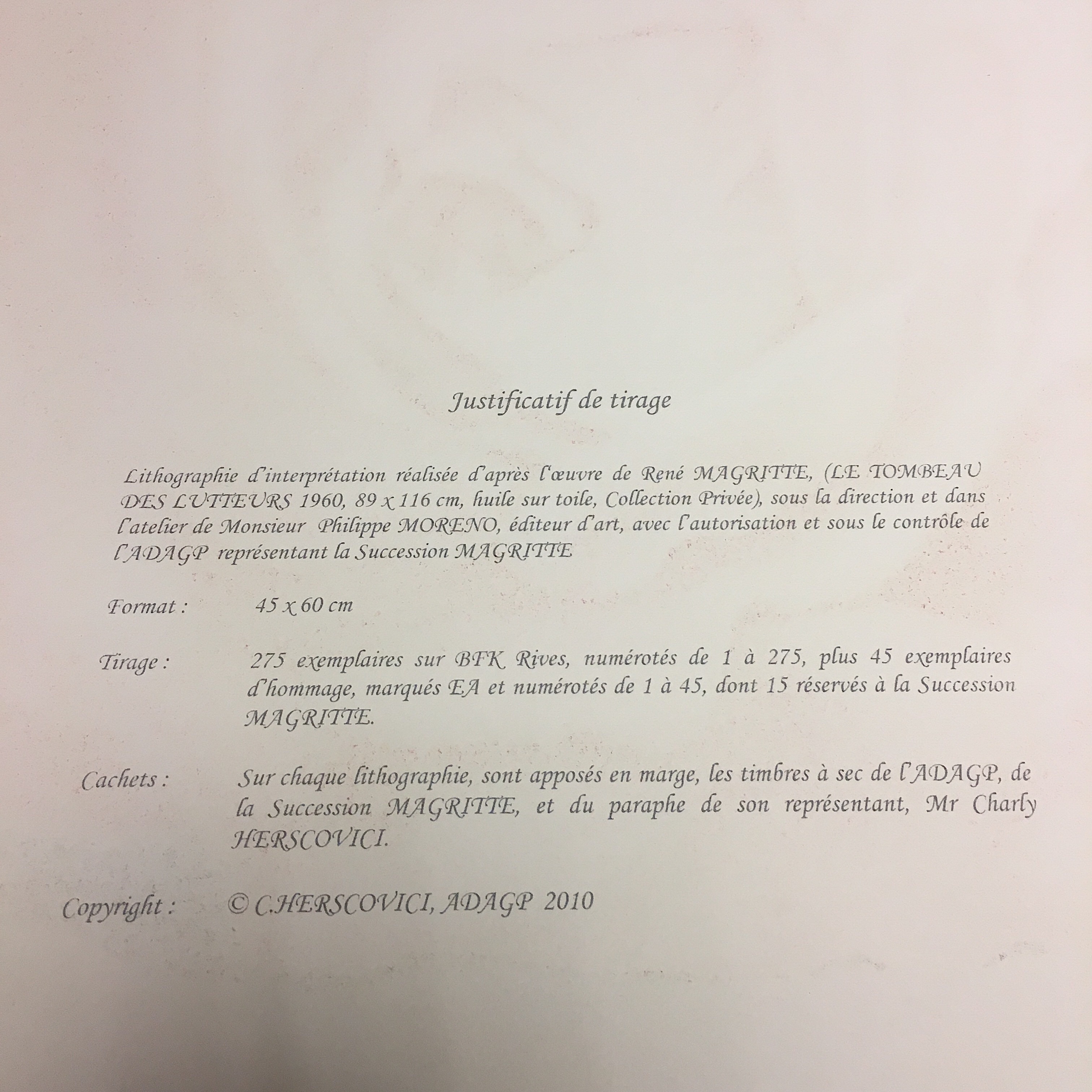 Le Tombeau des Lutteurs (The Tomb of the Wrestlers) by René Magritte