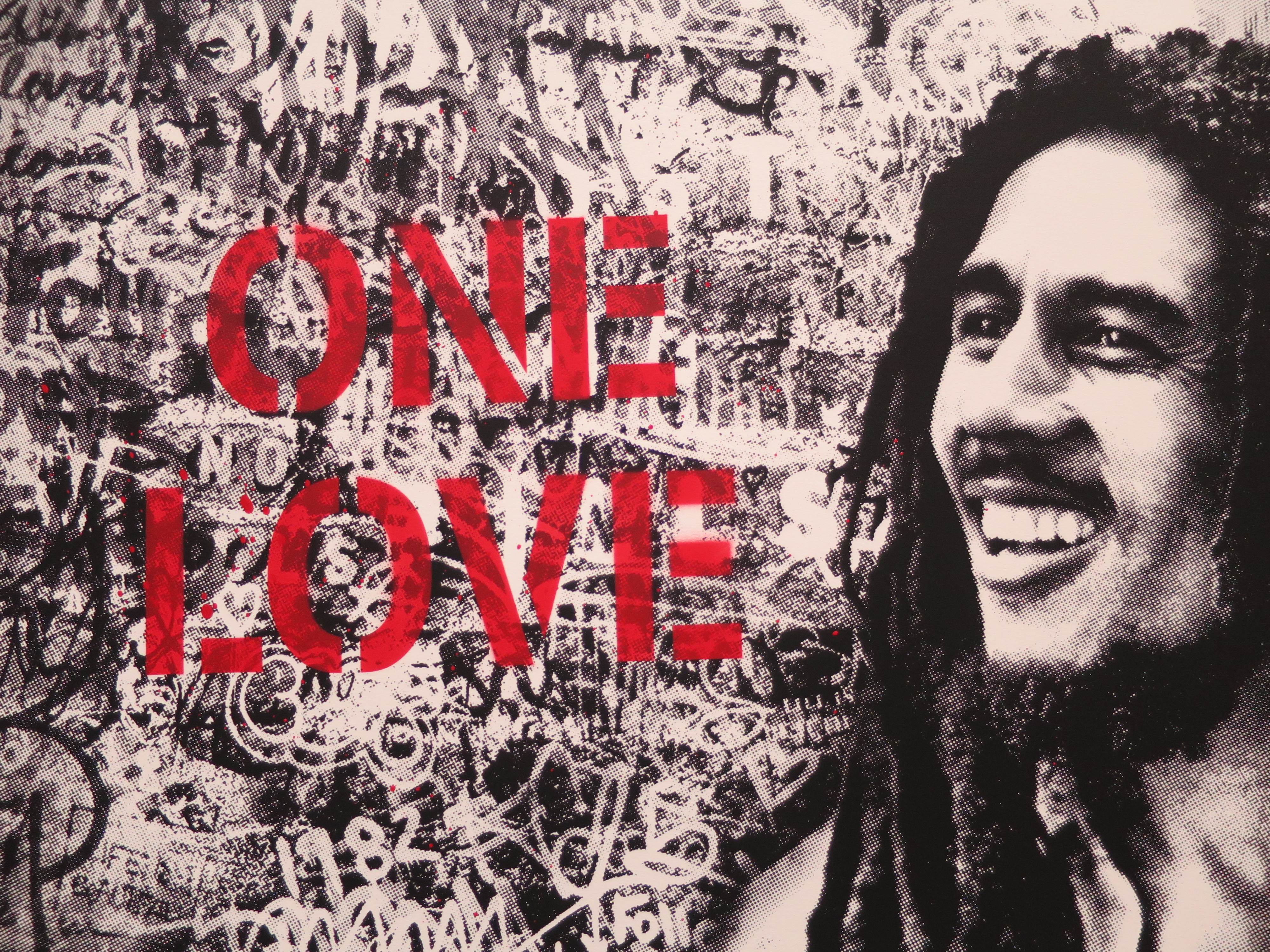 Happy Birthday Bob Marley - One Love (Red) by Mr. Brainwash, 2019 ...