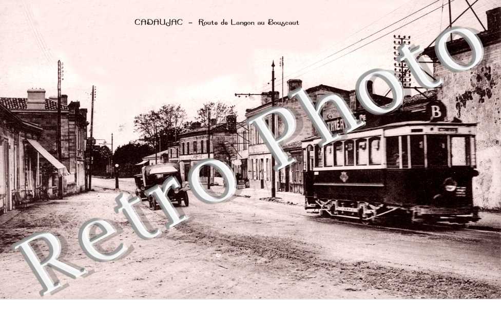 Route de Langon au Bouscaut