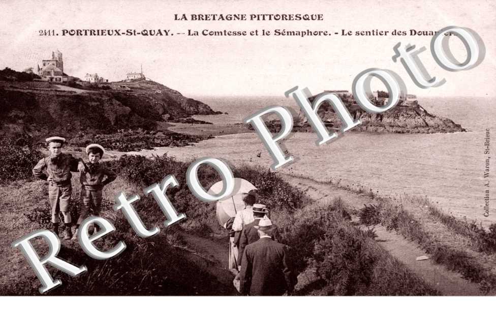 le sentier des Douaniers la Comtesse et le Semaphore