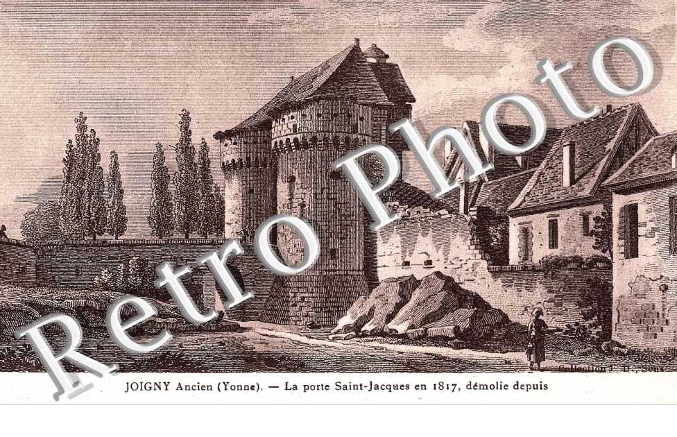 la porte Saint-Jacques en 1817, demolie depuis