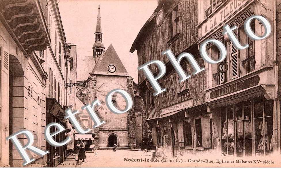 Grande Rue, Eglise et Maisons XVe siecle
