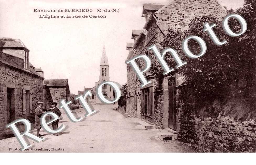 EGLISE ET LA RUE DE CESSON