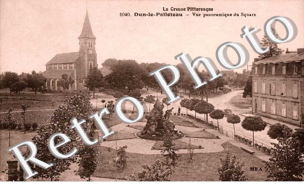 vue panoramique du square