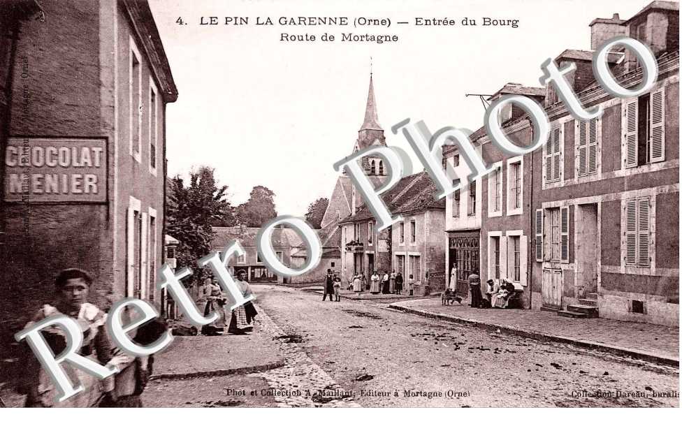 entree du bourg, route de Mortagne