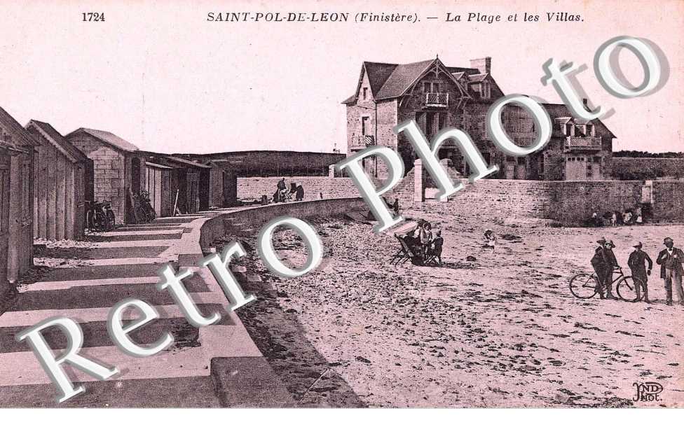 la plage et les villas