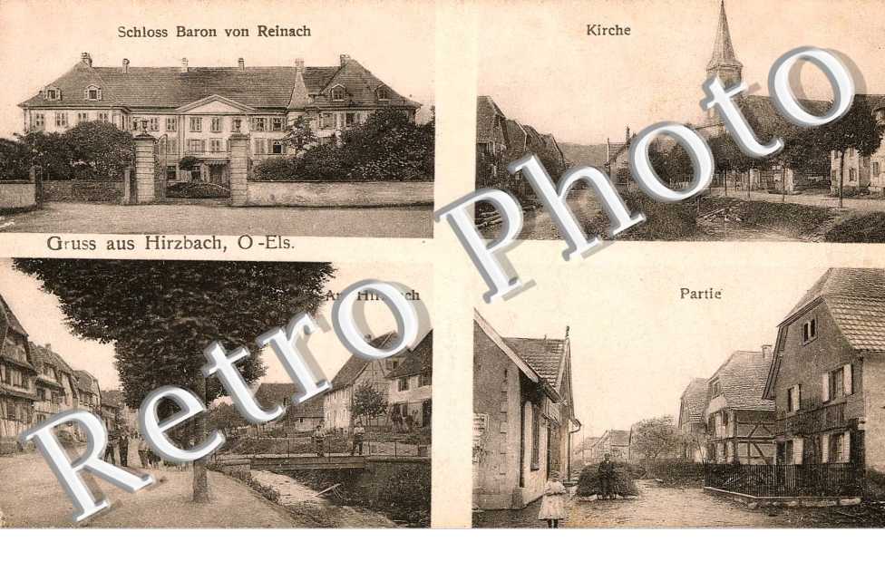 Schloss - Kirche - Une Rue - Partie