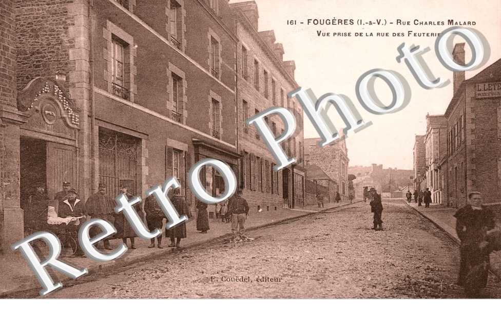 rue charles malard vue prise de la rue des feutreries